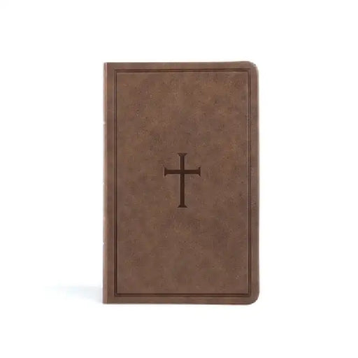 KJV Thinline Reference Bible, Brown Leathertouch by Holman Bible Publishers