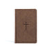 KJV Thinline Reference Bible, Brown Leathertouch by Holman Bible Publishers