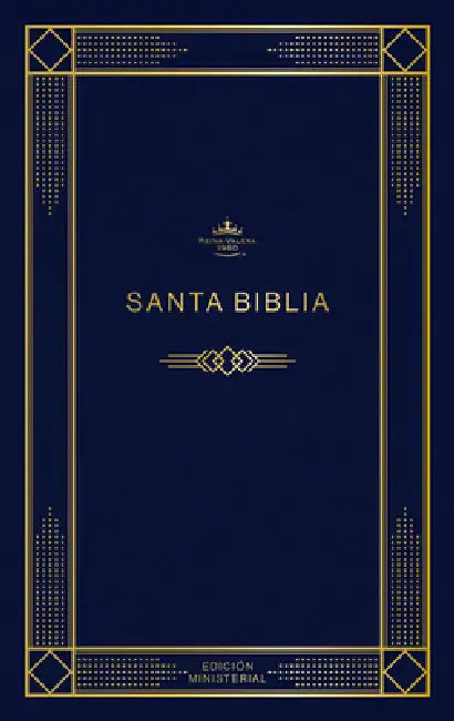 Rvr 1960 Biblia Edición Ministerial, Azul Oscuro, Tapa Rústica by B&h Español Editorial