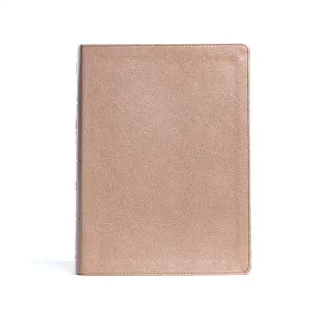 CSB Study Bible, Rose Gold Leathertouch by Csb Bibles by Holman