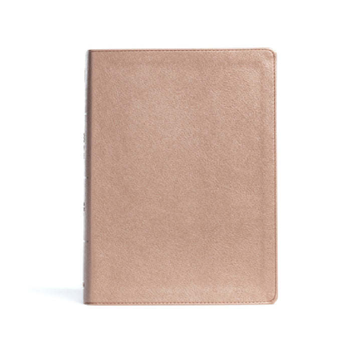 CSB Study Bible, Rose Gold Leathertouch by Csb Bibles by Holman