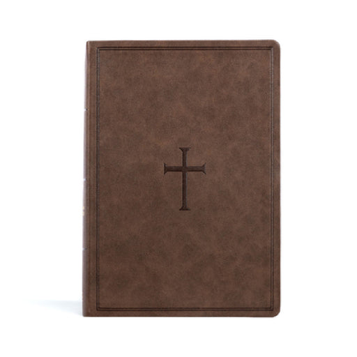 CSB Super Giant Print Reference Bible, Brown Leathertouch, Indexed by Csb Bibles by Holman