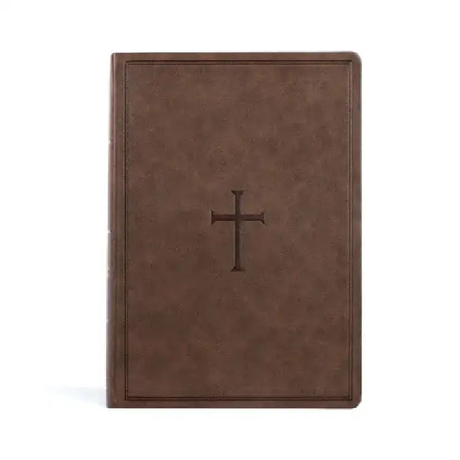 CSB Super Giant Print Reference Bible, Brown Leathertouch, Indexed by Csb Bibles by Holman