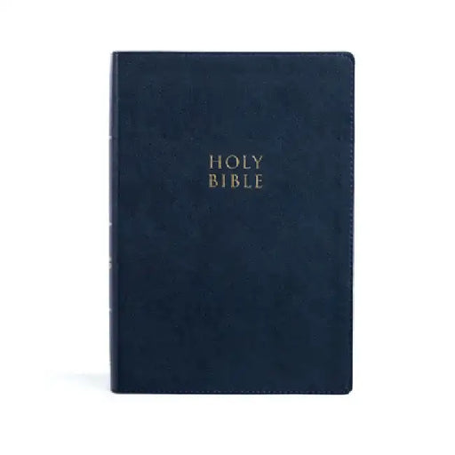 CSB Super Giant Print Reference Bible, Navy Leathertouch, Indexed by Csb Bibles by Holman