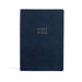CSB Super Giant Print Reference Bible, Navy Leathertouch, Indexed by Csb Bibles by Holman