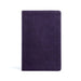 CSB Single-Column Personal Size Bible, Plum Leathertouch by Csb Bibles by Holman