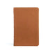 CSB Single-Column Personal Size Bible, Saddle Genuine Leather by Csb Bibles by Holman