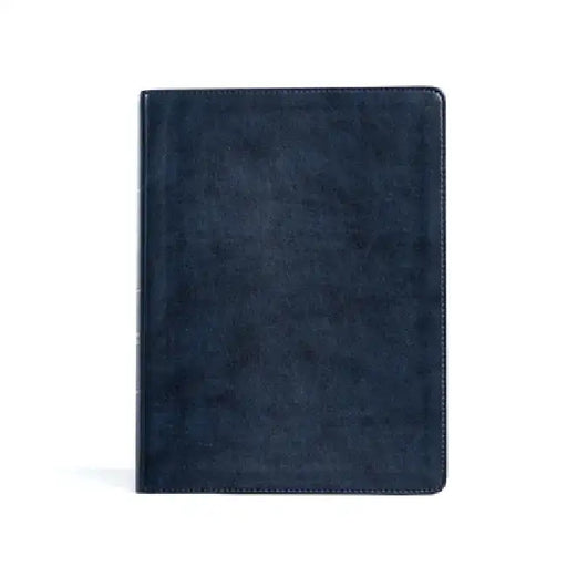 CSB Verse-By-Verse Reference Bible, Navy Leathertouch by Csb Bibles by Holman