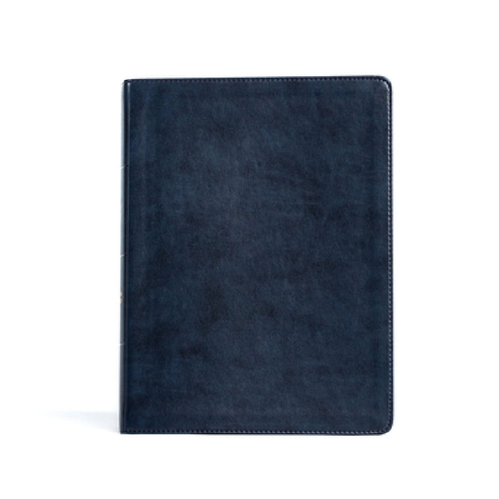 CSB Verse-By-Verse Reference Bible, Navy Leathertouch by Csb Bibles by Holman