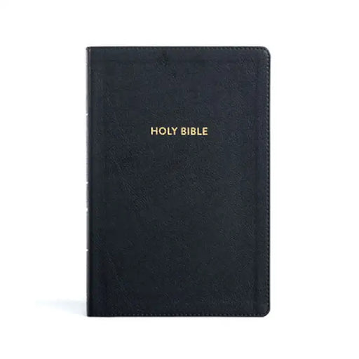 KJV Rainbow Study Bible, Black Leathertouch, Indexed by Holman Bible Staff