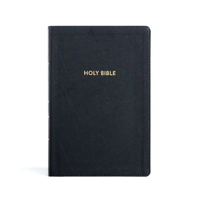KJV Rainbow Study Bible, Black Leathertouch, Indexed by Holman Bible Staff