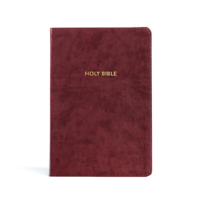 KJV Rainbow Study Bible, Burgundy Leathertouch by Holman Bible Publishers