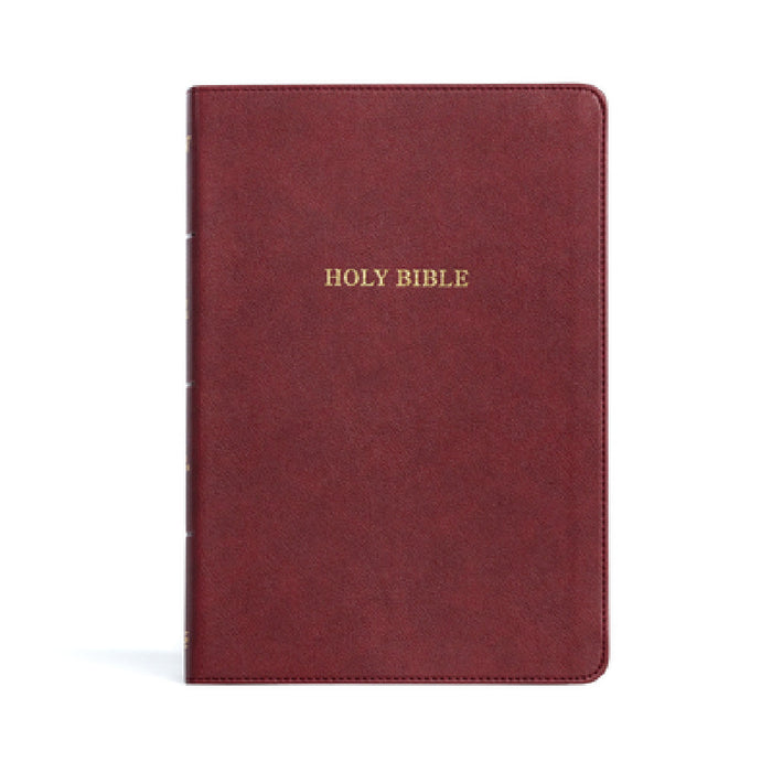 KJV Large Print Thinline Bible, Burgundy Leathertouch by Holman Bible Publishers