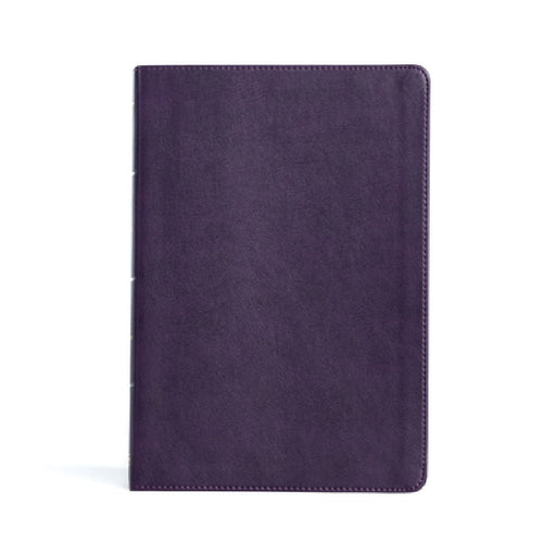 KJV Large Print Thinline Bible, Plum Leathertouch by Holman Bible Publishers