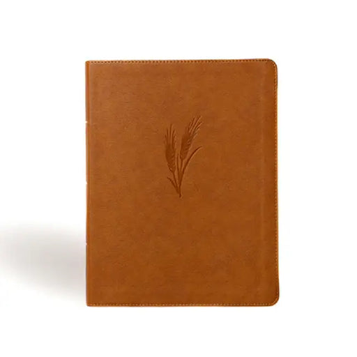 CSB Notetaking Bible, Large Print Edition, Camel Leathertouch by Csb Bibles by Holman