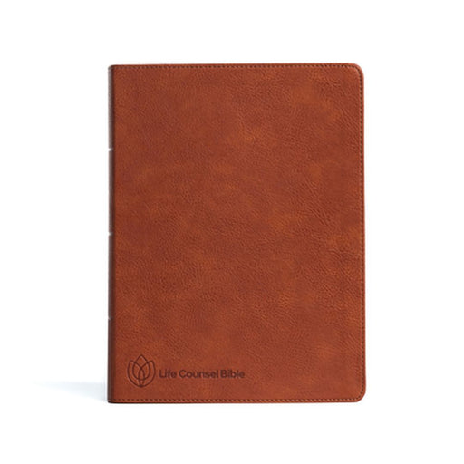 CSB Life Counsel Bible, Burnt Sienna Leathertouch: Practical Wisdom for All of Life by New Growth Press