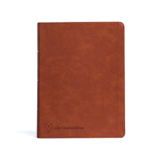 CSB Life Counsel Bible, Burnt Sienna Leathertouch, Indexed: Practical Wisdom for All of Life by New Growth Press, Csb Bibles by Holman