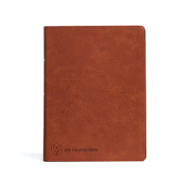 CSB Life Counsel Bible, Burnt Sienna Leathertouch, Indexed: Practical Wisdom for All of Life by New Growth Press