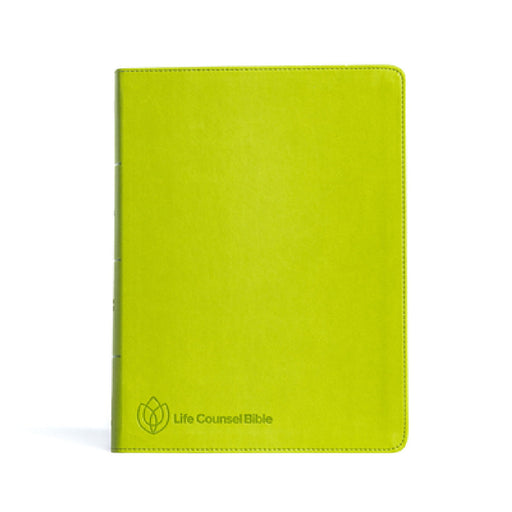 CSB Life Counsel Bible, Apple Green Leathertouch: Practical Wisdom for All of Life by New Growth Press, Csb Bibles by Holman