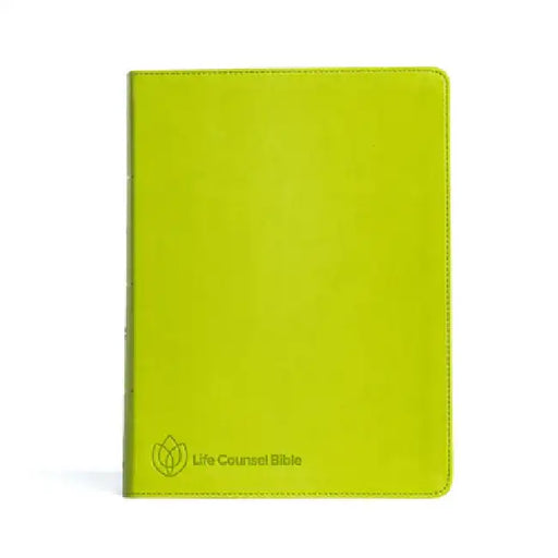 CSB Life Counsel Bible, Grass Green Leathertouch, Indexed: Practical Wisdom for All of Life by New Growth Press