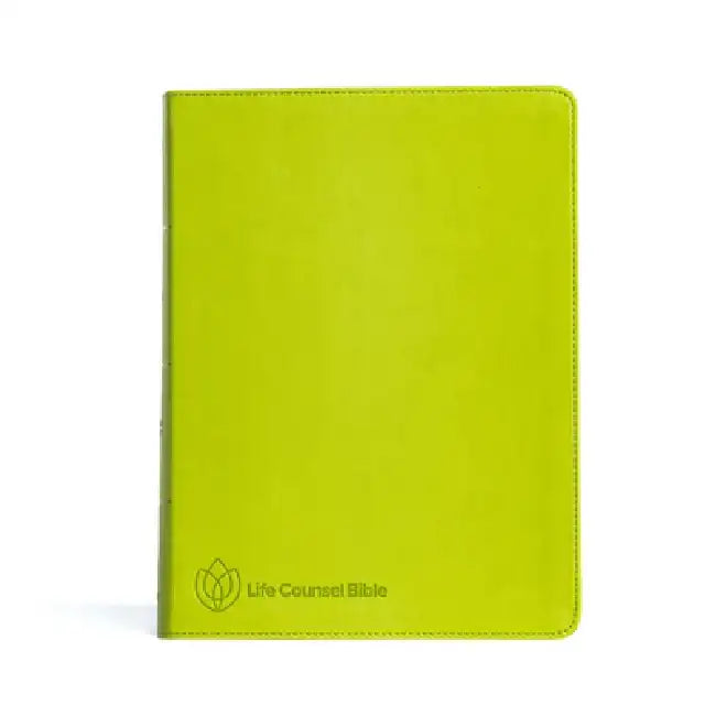 CSB Life Counsel Bible, Grass Green Leathertouch, Indexed: Practical Wisdom for All of Life by New Growth Press