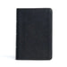 CSB Large Print Compact Reference Bible, Black Leathertouch by Csb Bibles by Holman