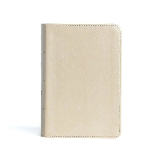 CSB Large Print Compact Reference Bible, Gold Leathertouch by Csb Bibles by Holman