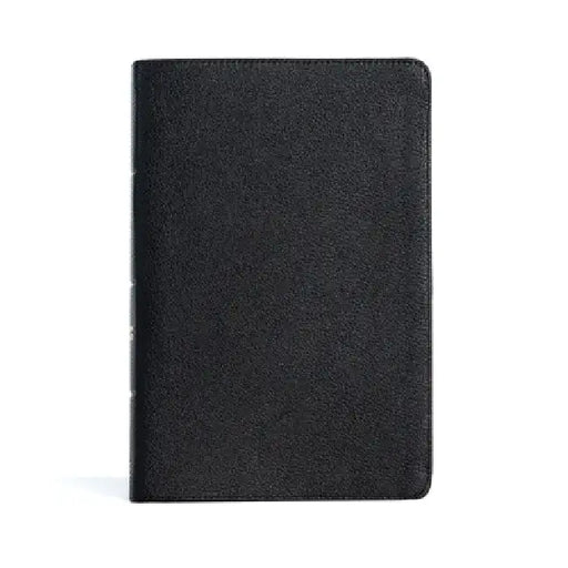 CSB Giant Print Reference Bible, Black Genuine Leather by Csb Bibles by Holman