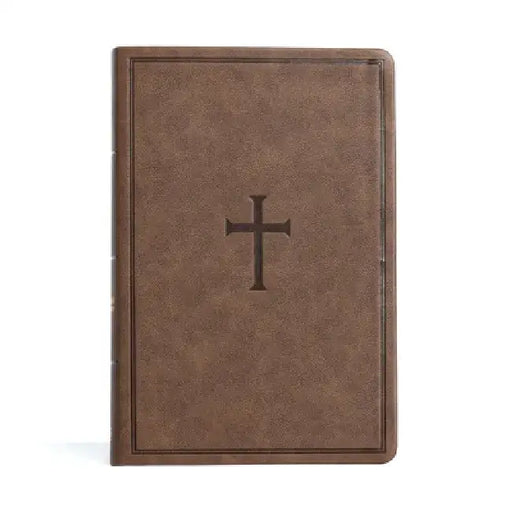 CSB Giant Print Reference Bible, Brown Leathertouch, Indexed by Csb Bibles by Holman