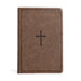 CSB Giant Print Reference Bible, Brown Leathertouch, Indexed by Csb Bibles by Holman