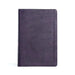 CSB Giant Print Reference Bible, Plum Leathertouch, Indexed by Csb Bibles by Holman
