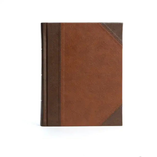 KJV Notetaking Bible, Large Print Edition, Brown/Tan Leathertouch Over Board by Holman Bible Publishers