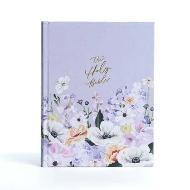 KJV Notetaking Bible, Large Print Hosanna Revival Edition, Lavender/Peach Cloth-Over-Board by Holman Bible Publishers