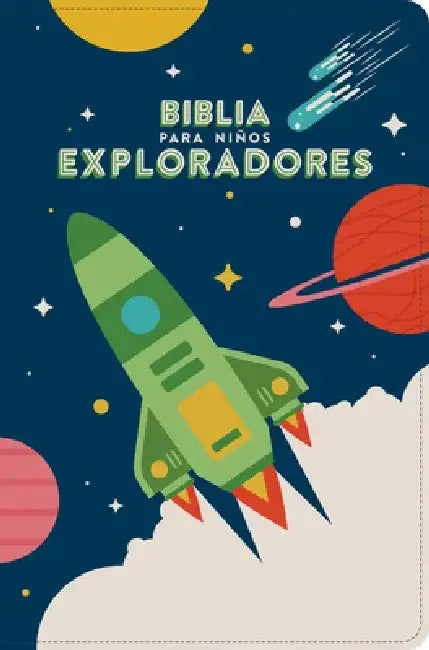 Rvr 1960 Biblia Para Niños Exploradores, Azul Cósmico Símil Piel by B&h Español Editorial