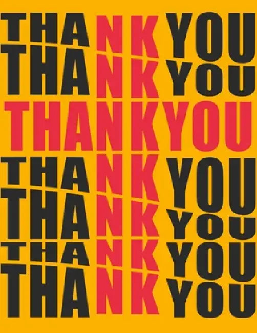 Thank You Christian Inspirational Notebook: 100 Pages 8.5" X 11" Wide Ruled Line Paper by Rwg