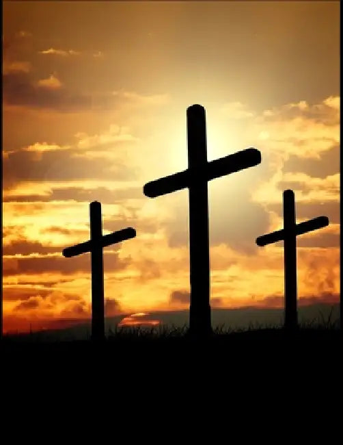 The Cross Christian Inspirational Notebook: 100 Pages 8.5" X 11" Wide Ruled Line Paper by Rwg