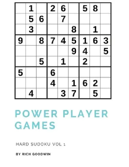 Power Player Games Hard Sudoku Vol 1 by Rich Goodwin