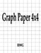 Graph Paper 4x4: 200 Pages 8.5" X 11" by Rwg