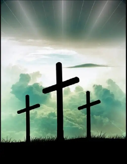 The Cross Christian Inspirational Notebook: 100 Pages 8.5" X 11" Wide Ruled Line Paper by Rwg