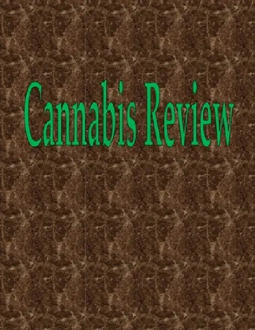 Cannabis Review: 200 Pages 8.5" X 11" by Wilson