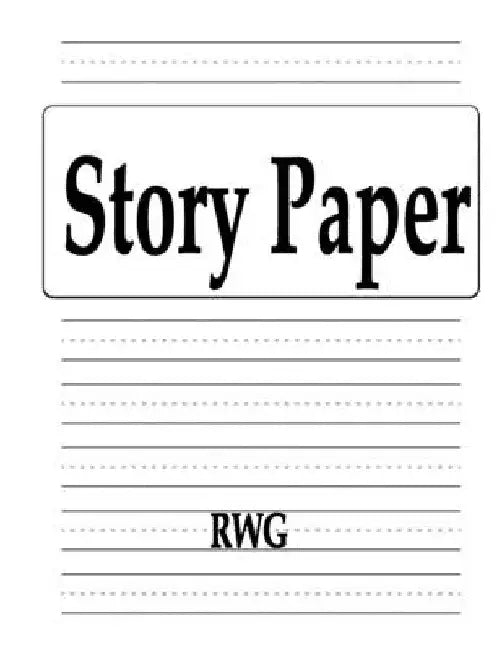 Story Paper: 50 Pages 8.5" X 11" by Rwg