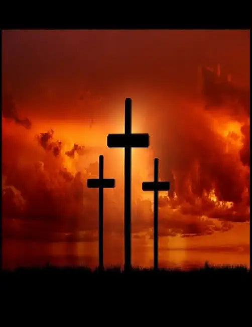 The Cross Christian Inspirational Notebook: 100 Pages 8.5" X 11" Wide Ruled Line Paper by Rwg