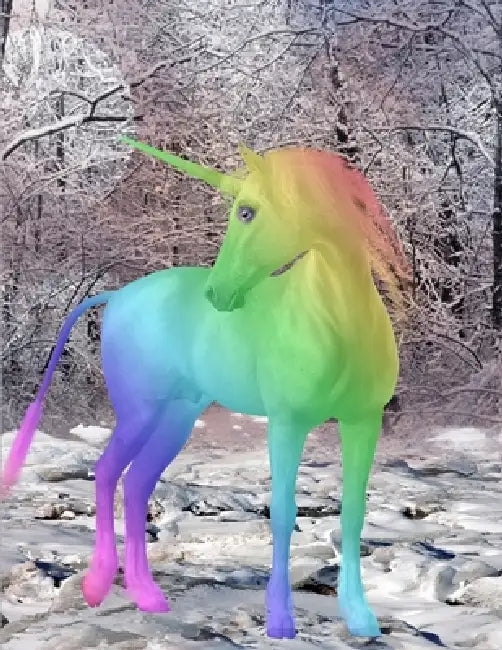 Unicorn Notebook: 100 Pages 8.5" X 11" Wide Ruled Line Paper by Rwg