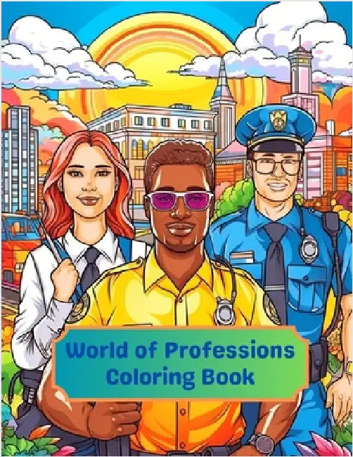 World of Professions Coloring Book by Hazra, A.