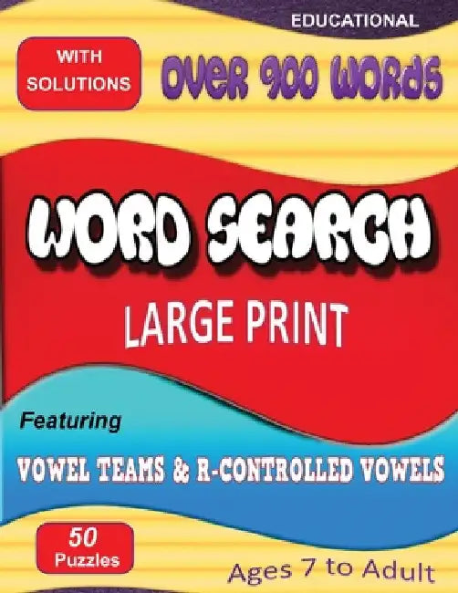 Word Search Featuring Vowel Teams & R-Controlled Vowels by Cindy Robertson
