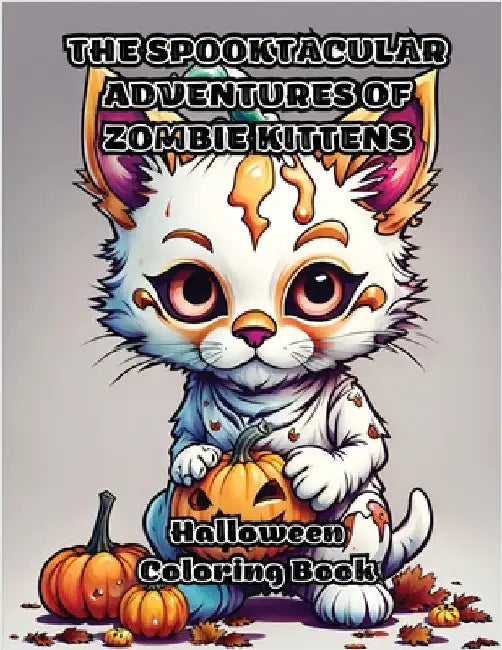 The Spooktacular Adventures of Zombie Kittens: Halloween Coloring Book by Colorzen
