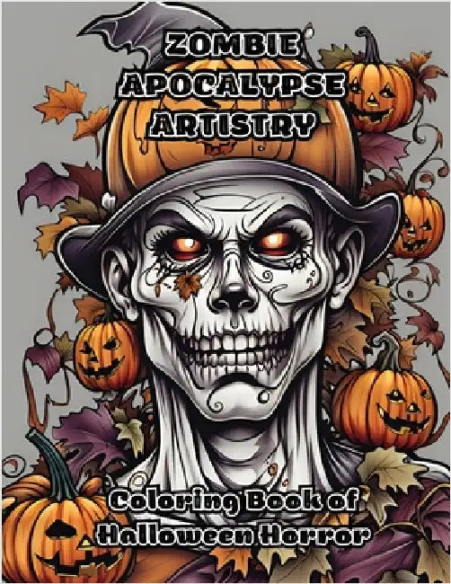 Zombie Apocalypse Artistry: Coloring Book of Halloween Horror by Colorzen