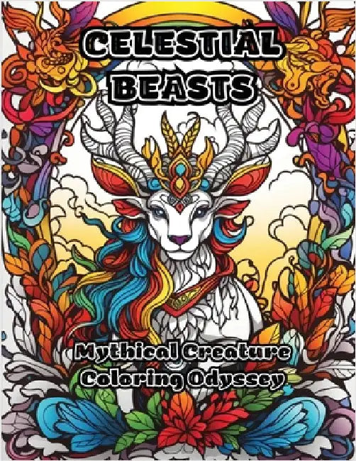 Celestial Beasts: Mythical Creature Coloring Odyssey by Colorzen