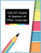 OAE 021 English to Speakers of Other Languages by Taylor, Willow L.