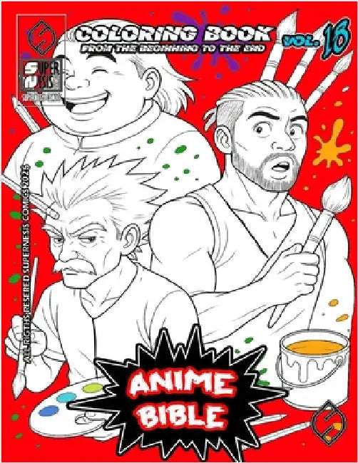 Anime Bible From The Beginning To The End Vol. 18: Coloring book by Ortiz, Javier